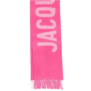 JACQUEMUS - L'écharpe Jacquemus Multi-Pink