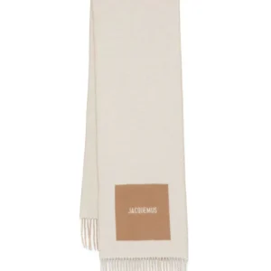 JACQUEMUS - L'Echarpe Rond Carre beige
