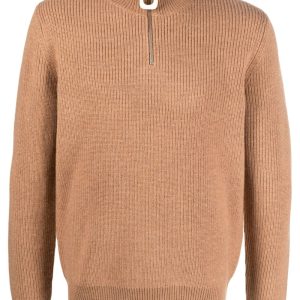 JW Anderson Pull col zippé Praline
