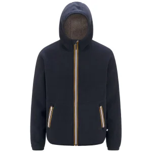K-way Veste polaire Jacques Sherpa Double Blue D - Beige T
