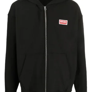 Kenzo Sweat à capuche zippé Poppy