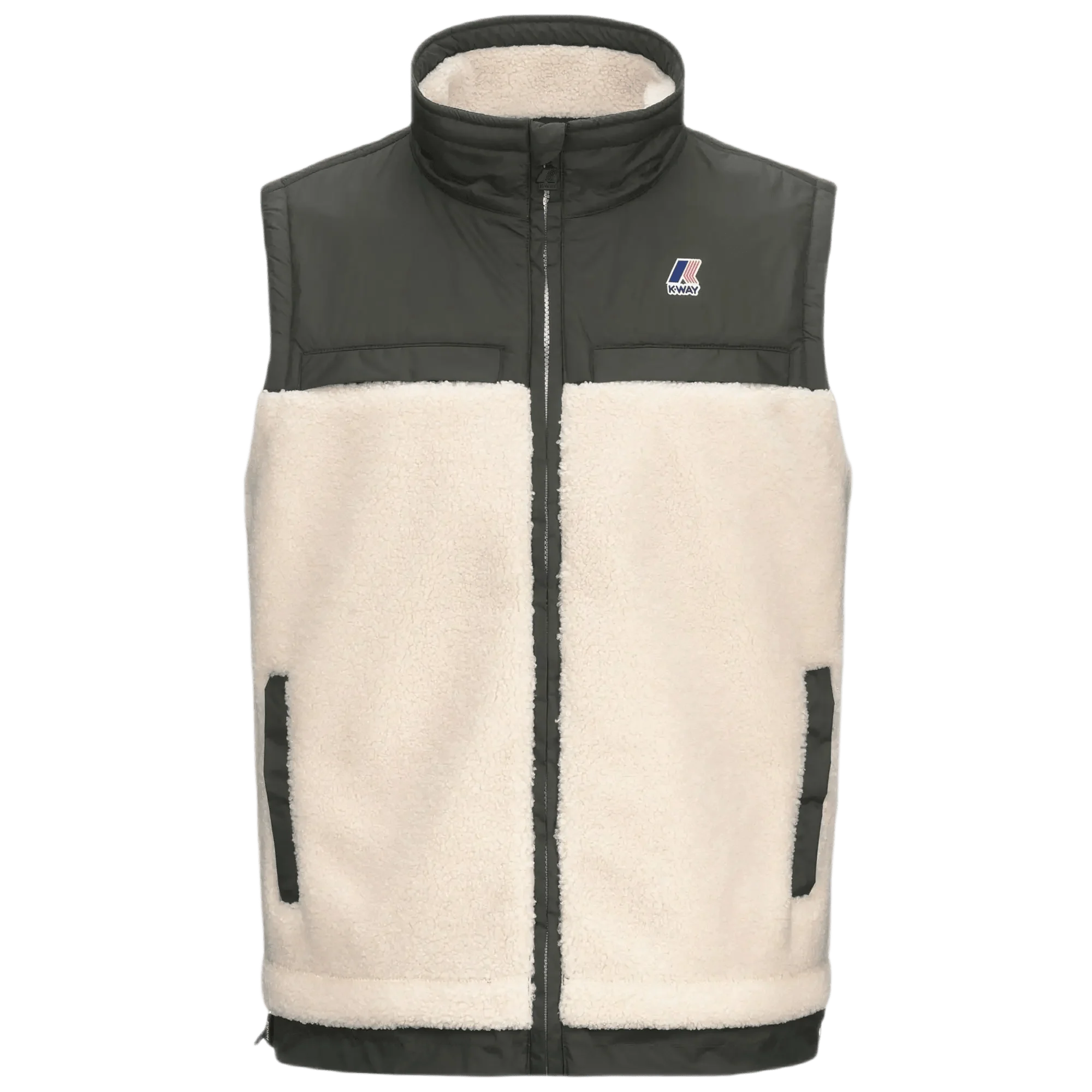 KWAY - Le Vrai 3.0 Jile Orsetto ecru - green blackish – Image 2