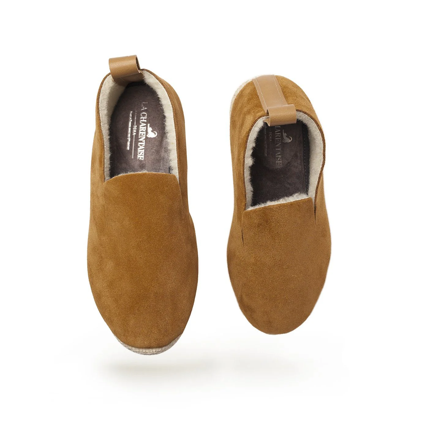 LA TCHA - Pantoufles WOOLY en veau velours fourrées en pure laine – Image 8