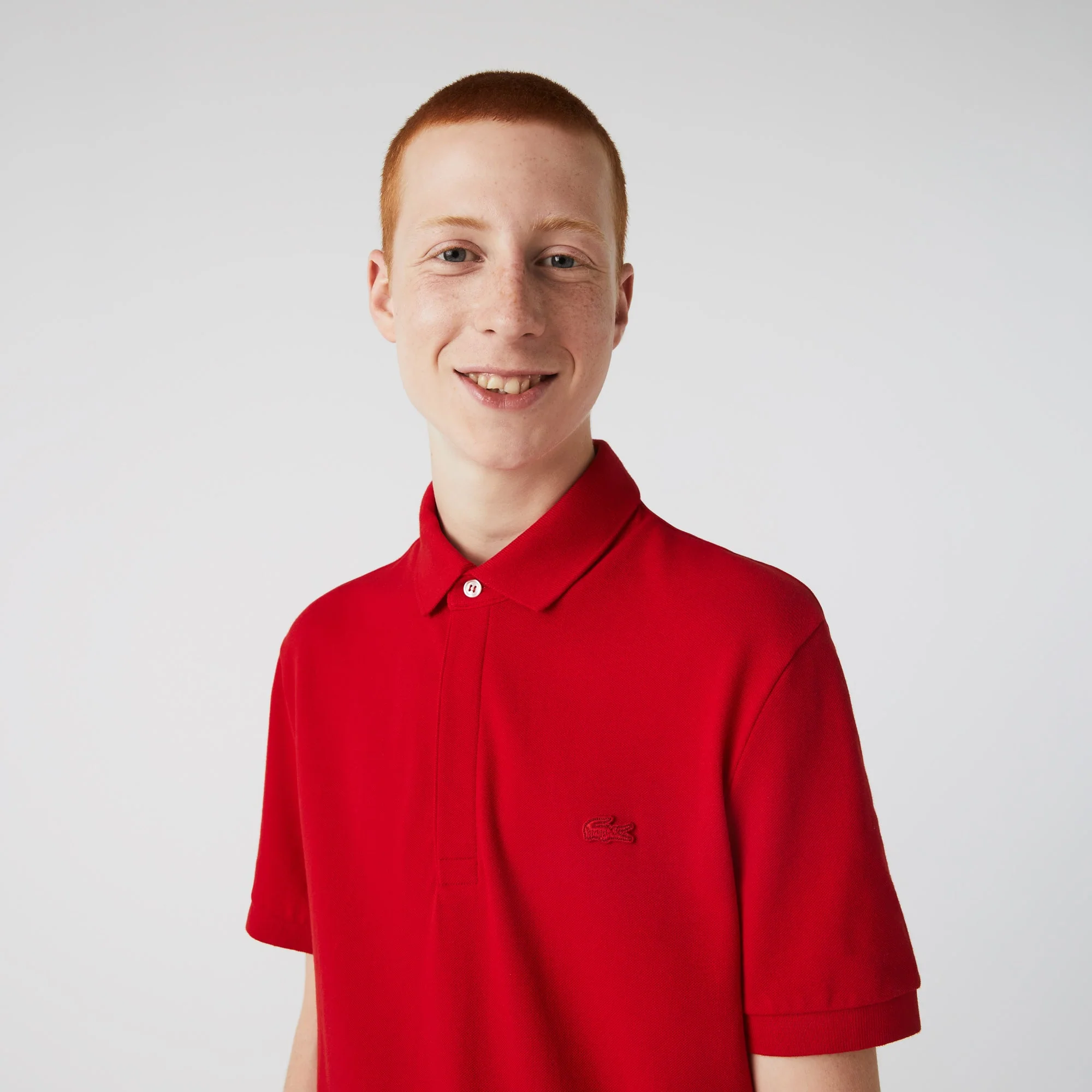 Lacoste Polo Smart Paris rouge coton stretch – Image 4