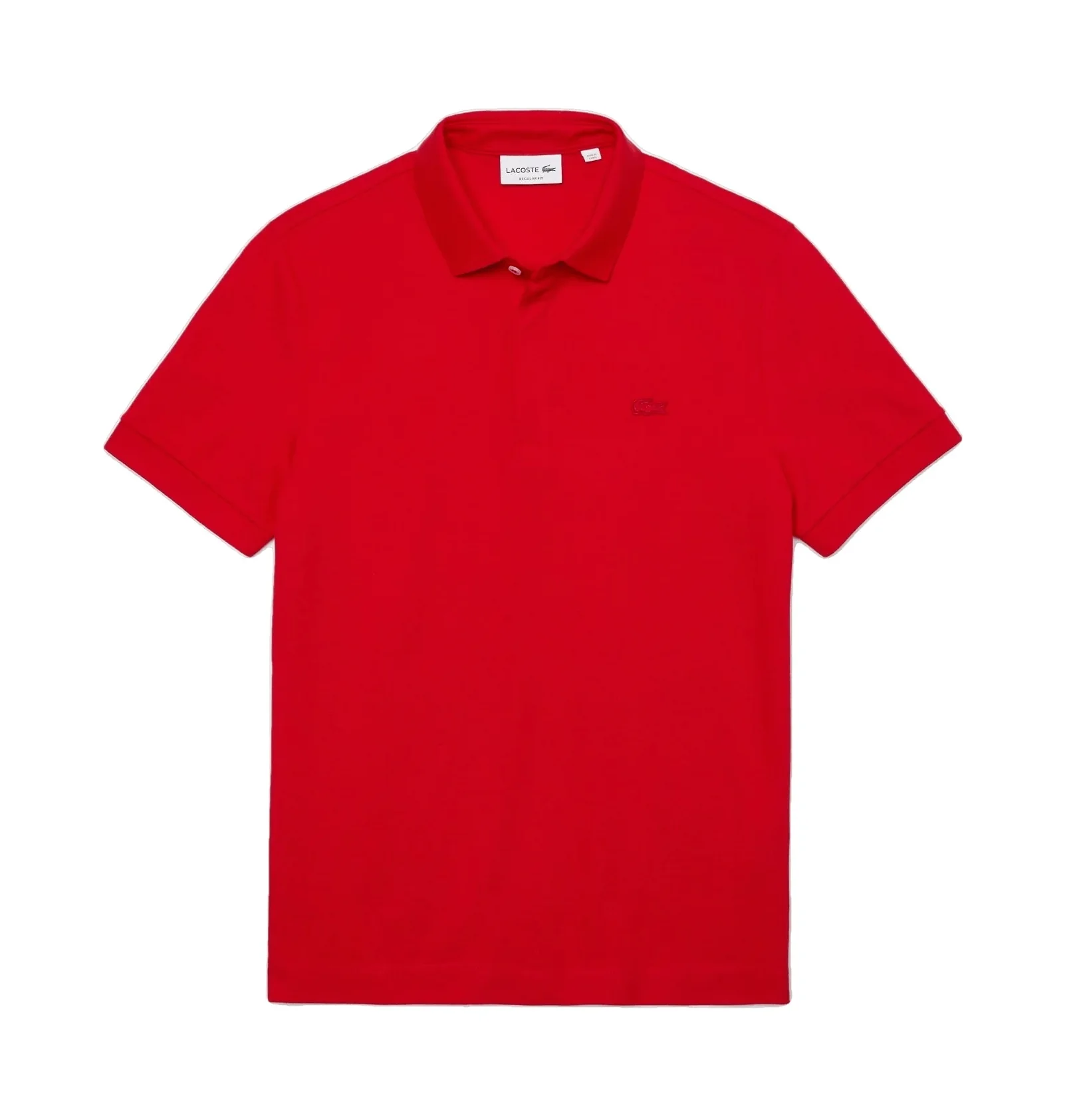 Lacoste Polo Smart Paris rouge coton stretch – Image 2