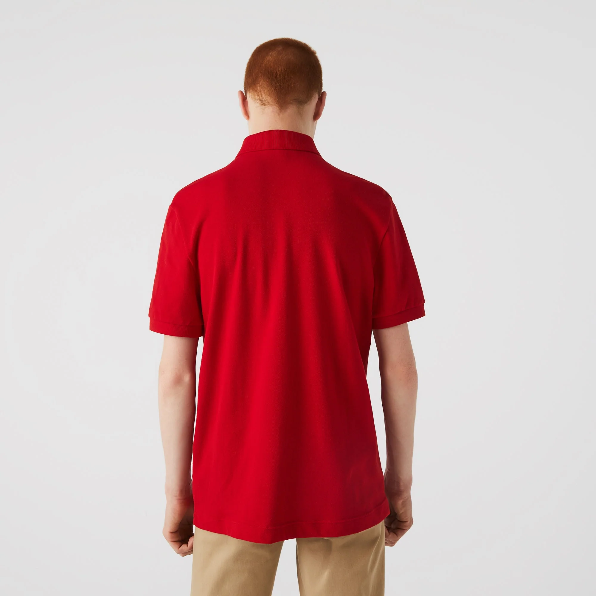 Lacoste Polo Smart Paris rouge coton stretch – Image 5