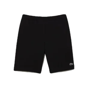 Lacoste Short léger noir en molleton