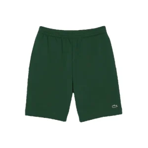 Lacoste Short léger vert en molleton