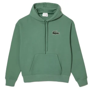 Lacoste Sweatshirt à capuche vert loose fit