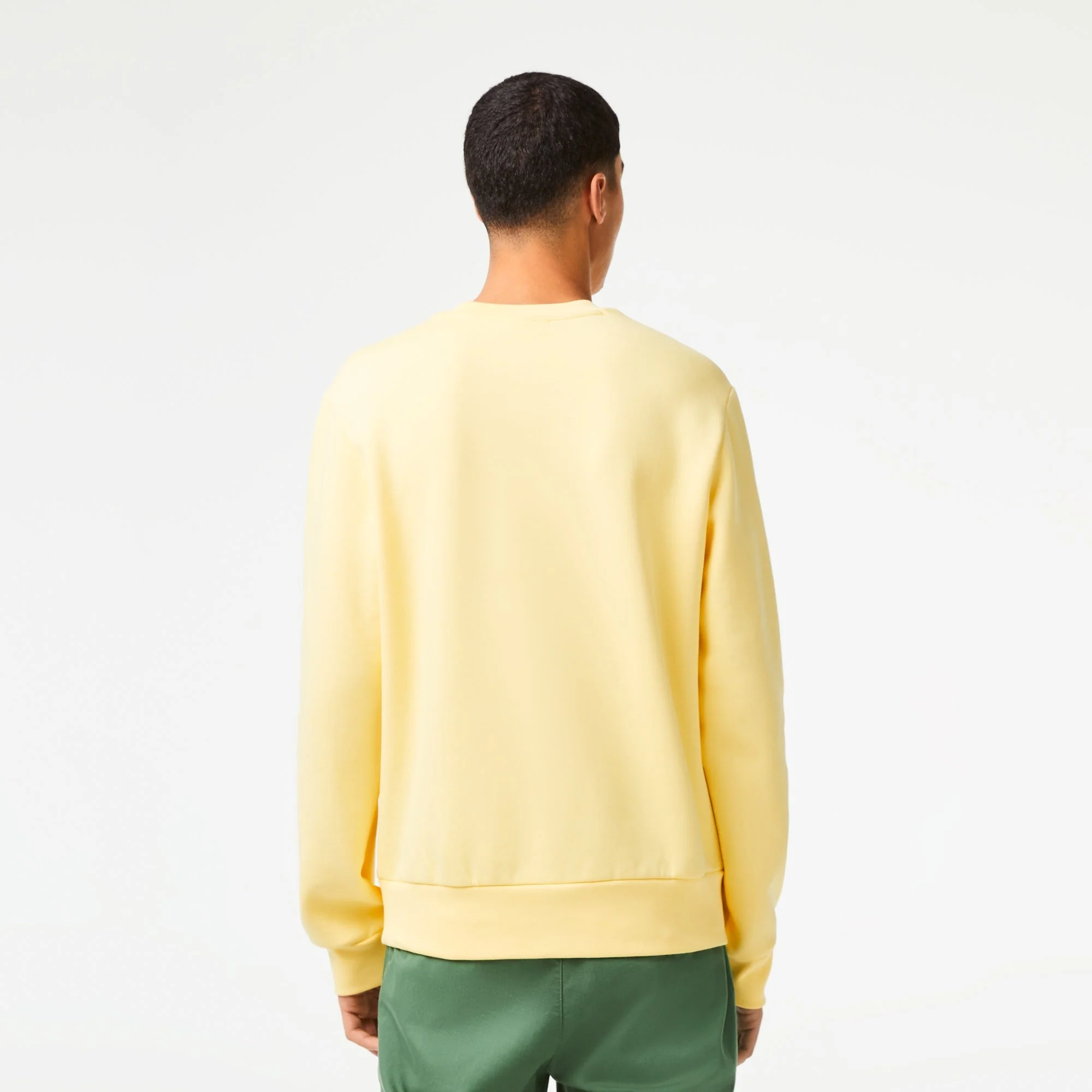 Lacoste Sweatshirt jaune en molleton – Image 5
