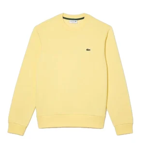 Lacoste Sweatshirt jaune en molleton