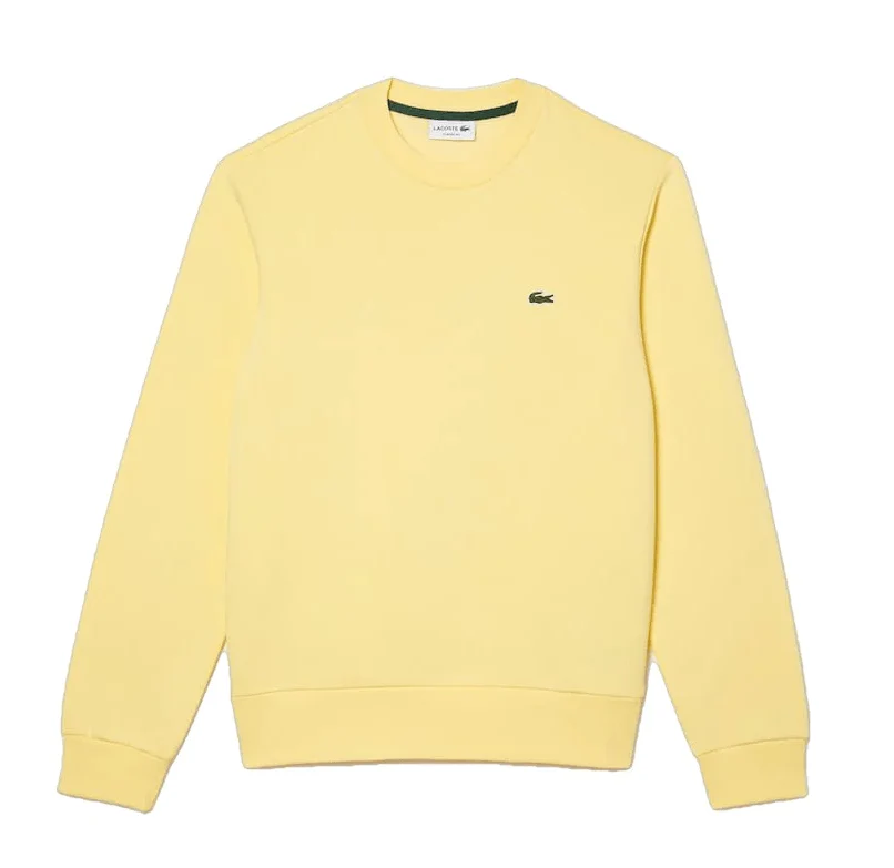 Lacoste Sweatshirt jaune en molleton