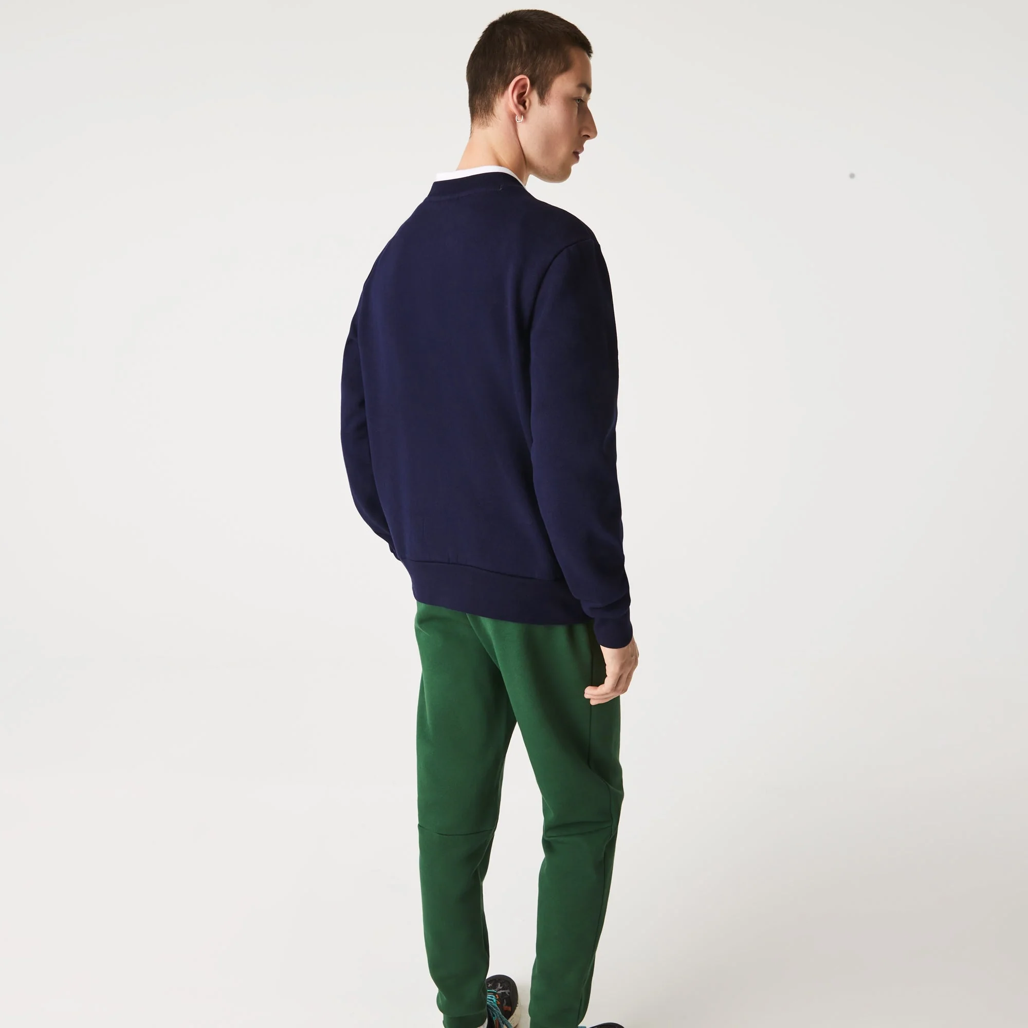 Lacoste Sweatshirt marine en molleton – Image 5