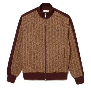 Lacoste Sweatshirt zippé avec imprimé monogramme