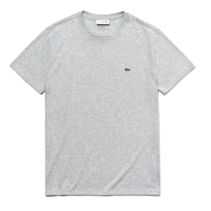 Lacoste T-shirt Gris pima uni