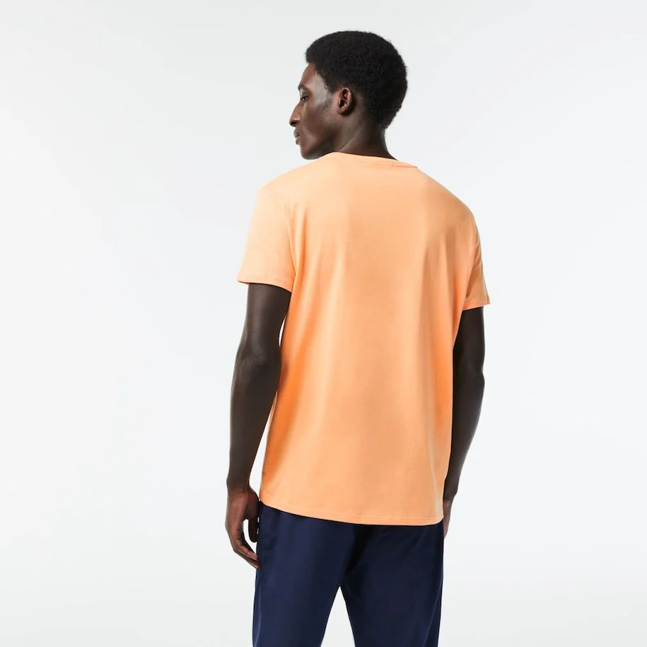 Lacoste T-shirt Orange clair pima uni – Image 5