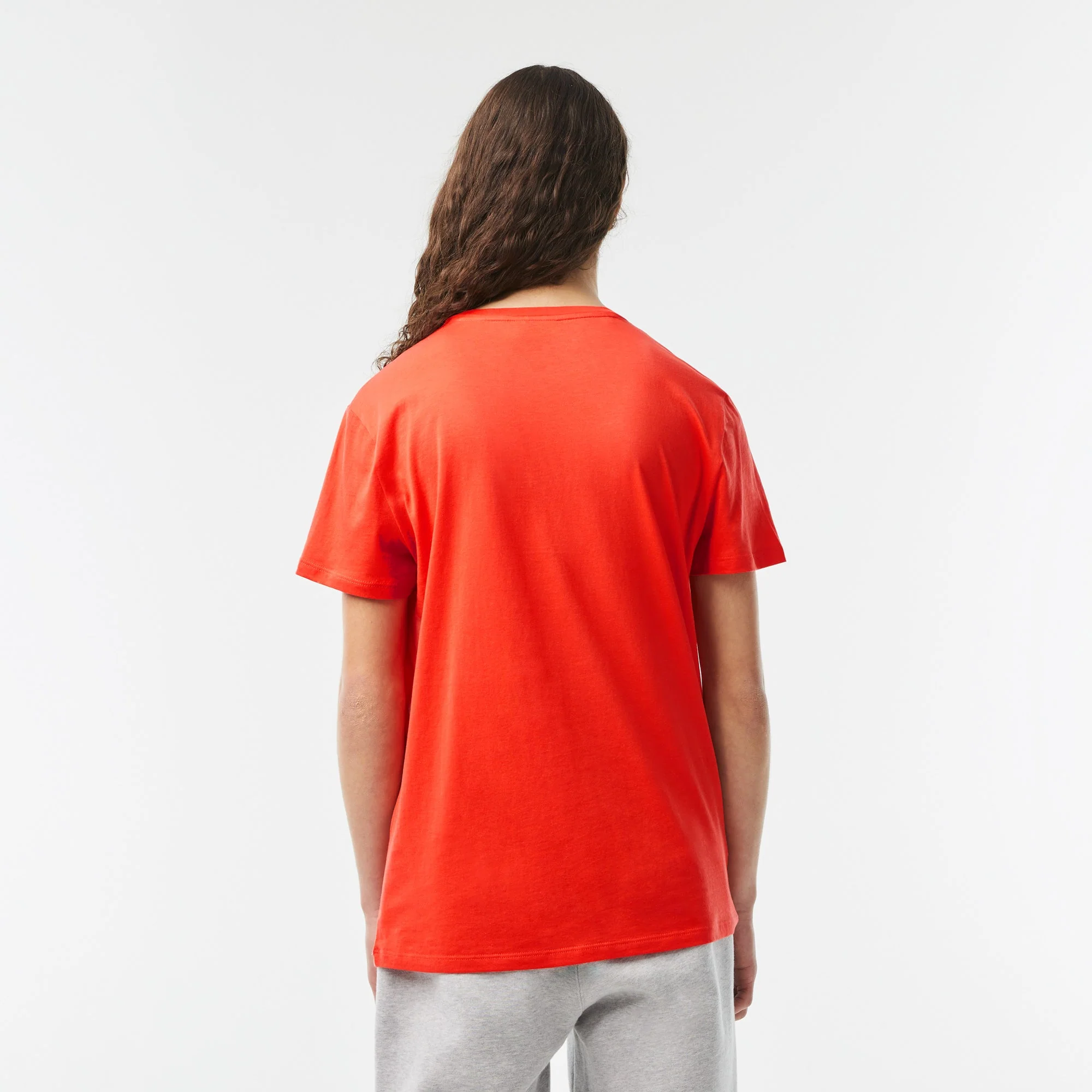 Lacoste T-shirt Orange pima uni – Image 4