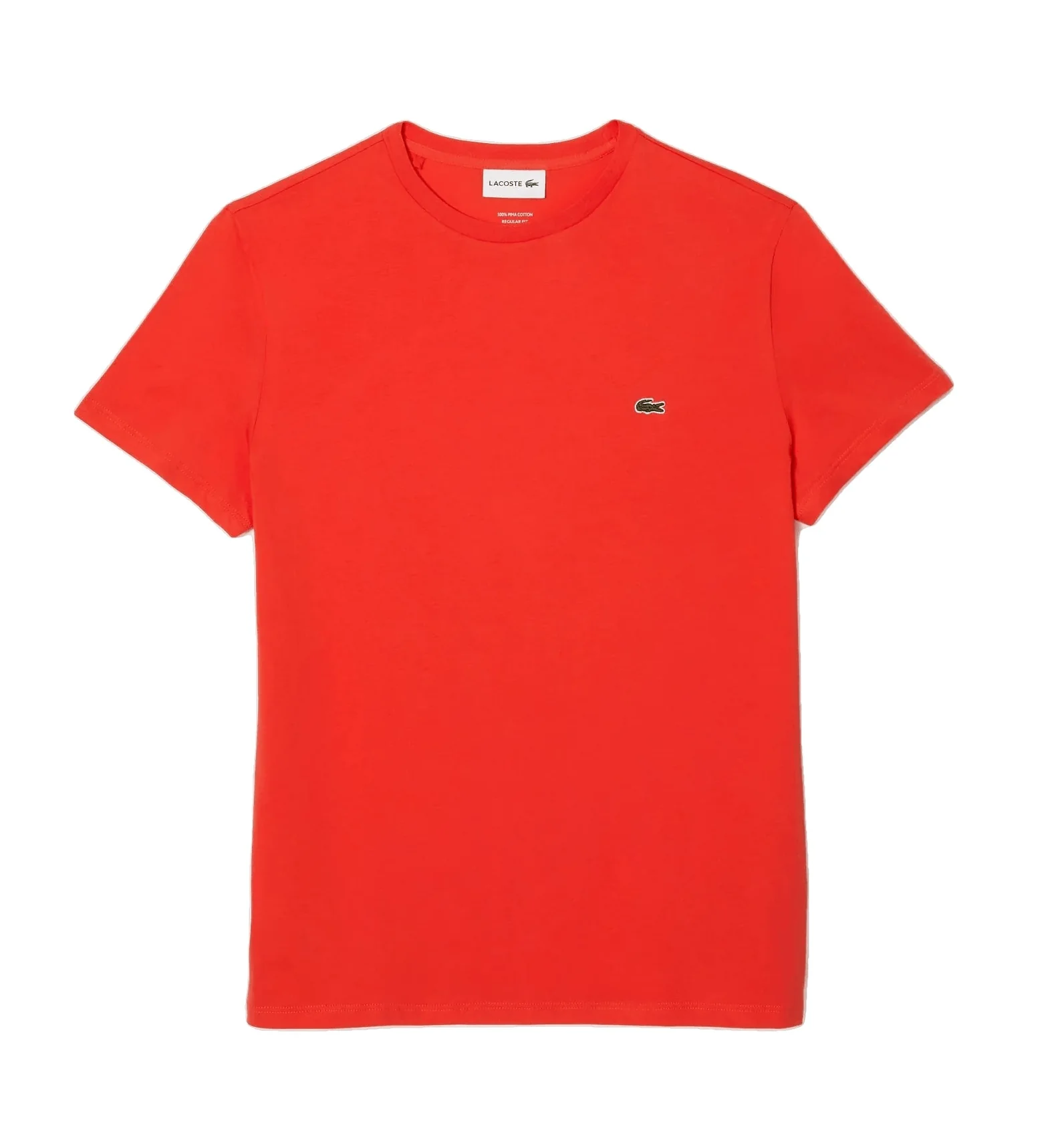 Lacoste T-shirt Orange pima uni
