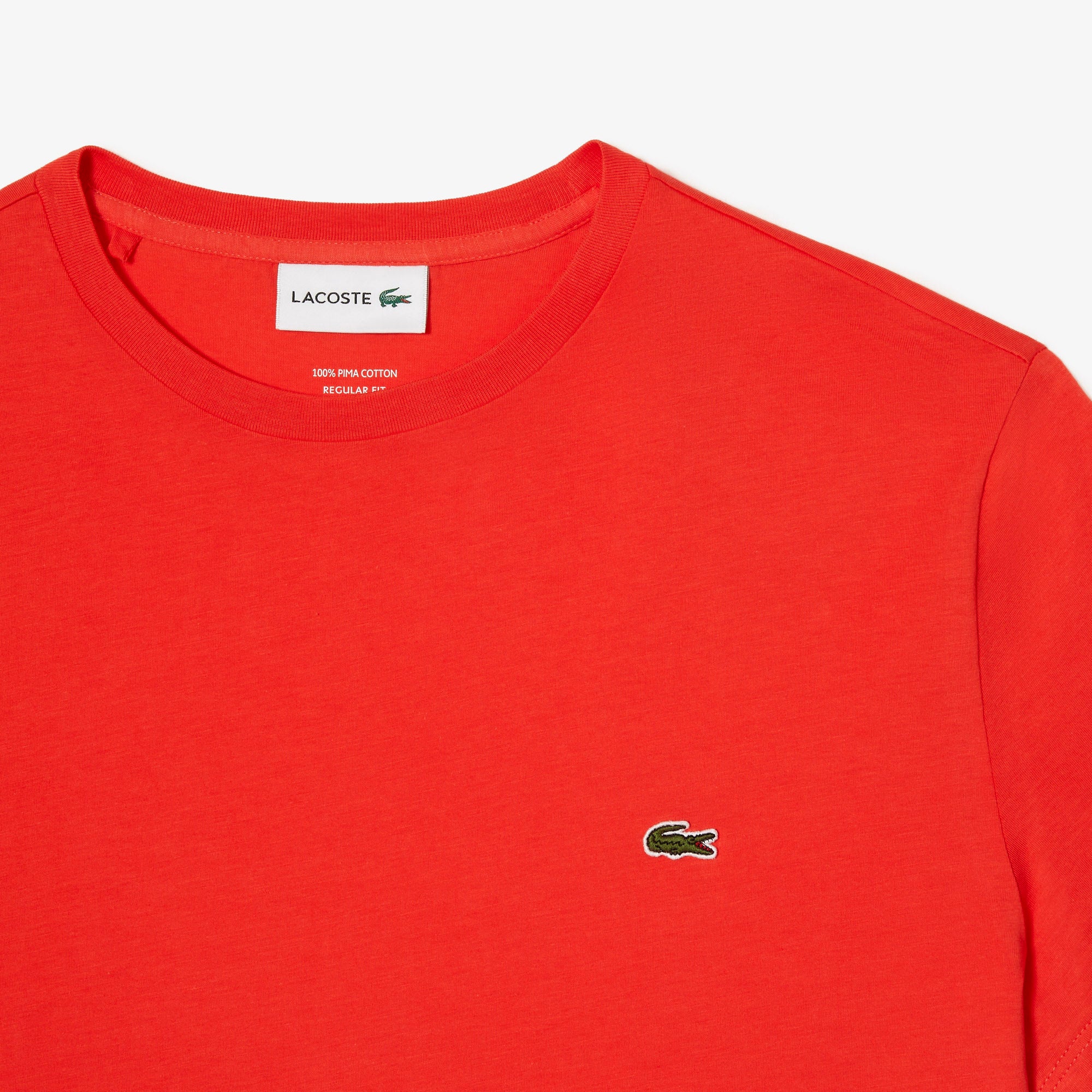 Lacoste T-shirt Orange pima uni – Image 5
