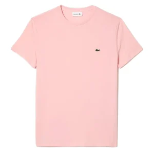 Lacoste T-shirt Rose pima uni