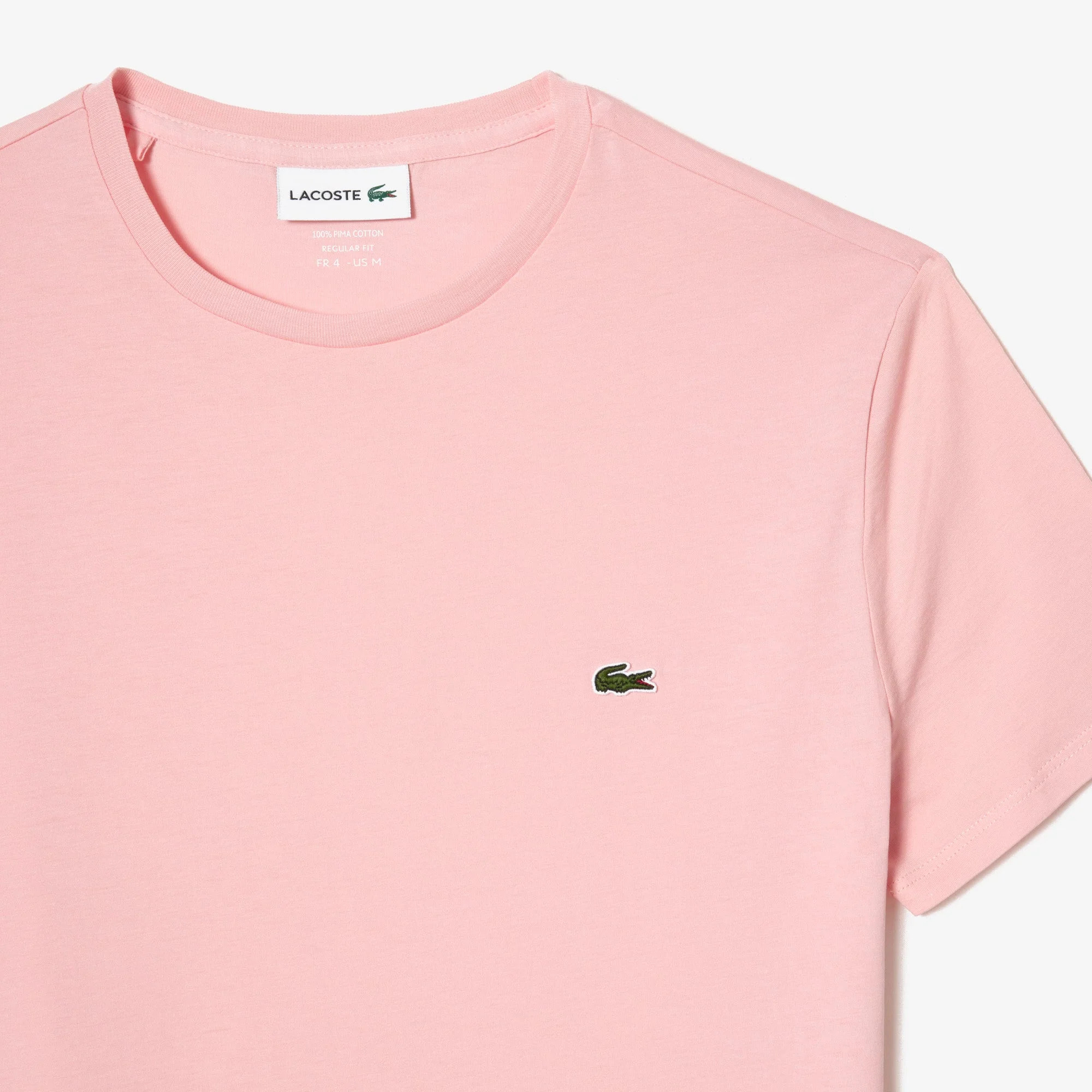 Lacoste T-shirt Rose pima uni – Image 6