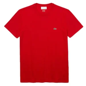 Lacoste T-shirt Rouge pima uni