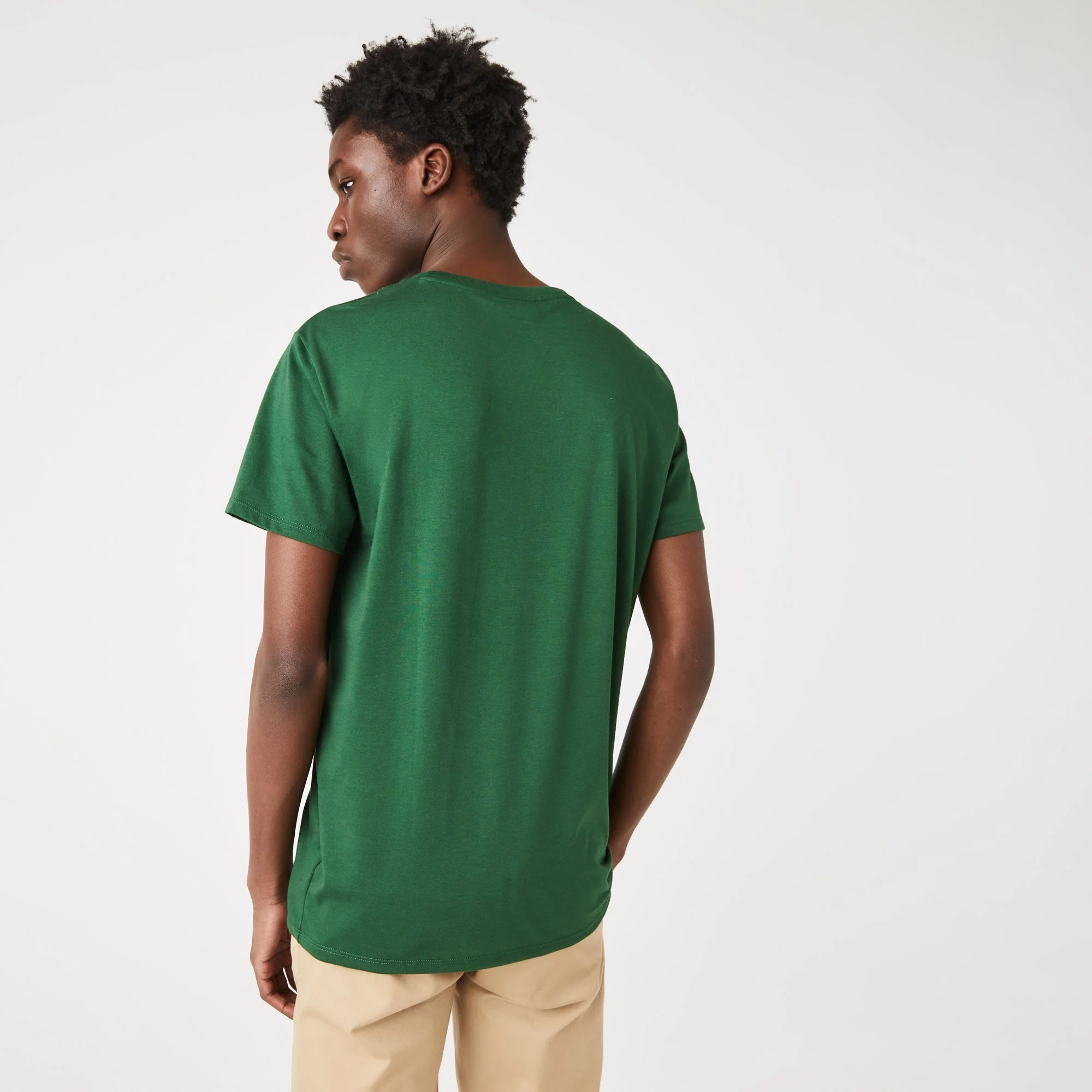 Lacoste T-shirt vert pima uni – Image 6