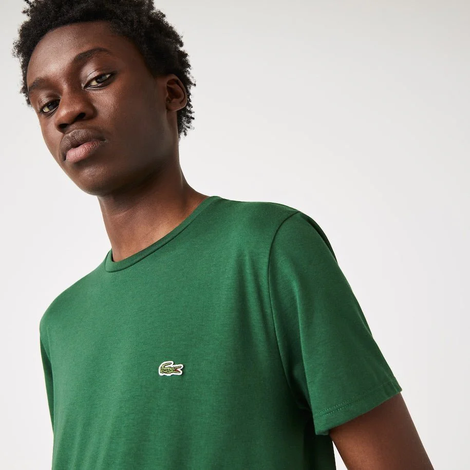 Lacoste T-shirt vert pima uni – Image 5