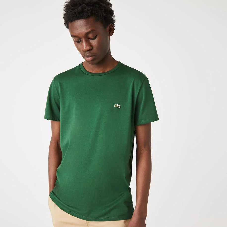 Lacoste T-shirt vert pima uni – Image 4