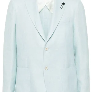 Lardini - Blazer bleu à design tissé
