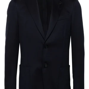 Lardini Blazer bleu marine à simple boutonnage