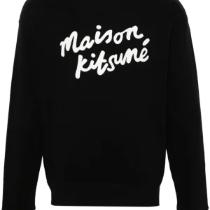Maison Kisuné - Sweat black Handwriting Comfort