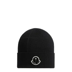 MONCLER - BONNET EN LAINE MONCLER X PALM ANGELS Noir