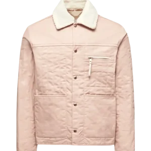MONCLER GENIUS - Veste-chemise matelassée Kishus Moncler x Gilga Farm by Donald Glover rose