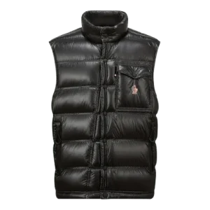 MONCLER GRENOBLE - Doudoune sans manches Nantu noir
