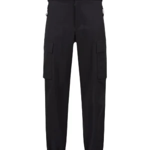 Moncler Grenoble pantalon cargo en maille shell résistante Noir