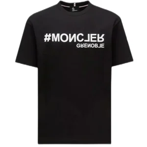 Moncler Grenoble - T Shirt black à logo