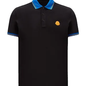 Moncler Polo black à logo