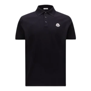 Moncler Polo Bleu nuit avec logo