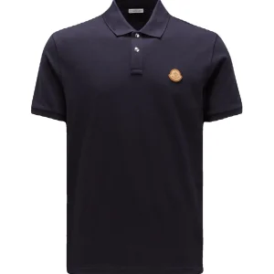 Moncler Polo marine avec logo