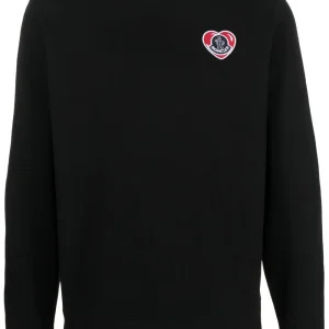Moncler  Sweat à logo Black