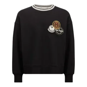 MONCLER - SWEAT EN COTON MONCLER X PALM ANGELS Noir