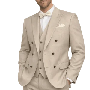 MONSIEUR HECTOR - Costumes 3 pièces - Modèle Damien, coloris écru ❤️