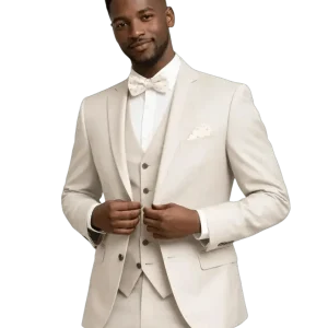 MONSIEUR HECTOR - Costumes 3 pièces - Modèle Louis, coloris beige ❤️