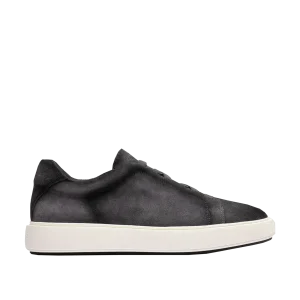 OFFICINE CREATIVE - Baskets en daim bleu marine Slouch 001