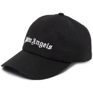 Palm Angels - Casquette à logo brodé Black