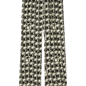 Palm Angels Pantalon ample à imprimé palmier