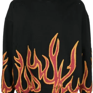 Palm Angels Sweat Graffiti Flames