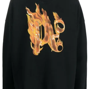 Palm Angels Sweat noir Burning PA