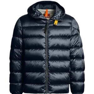 PARAJUMPERS -PJS- Pharrell - Bomber à capuche Marine